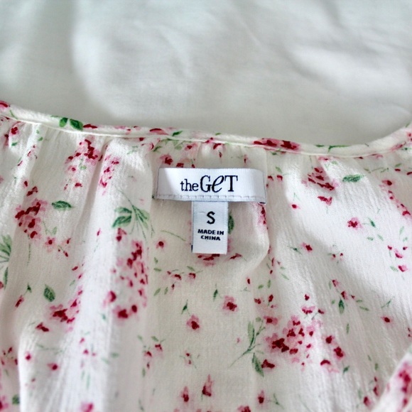 TheGet Floral Boho Peasant Cotton Maxi Dress S/M - Picture 9 of 11